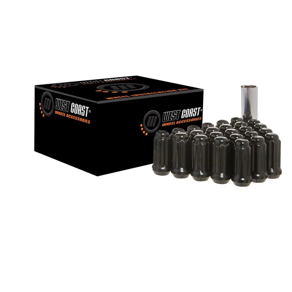DPC5896STB – WC WHEEL ACC Wheel Installation Kit, 8 Lug Kit 9/16 Inch x 18 Thread Size 60 Degree Conical Bulge Spline...